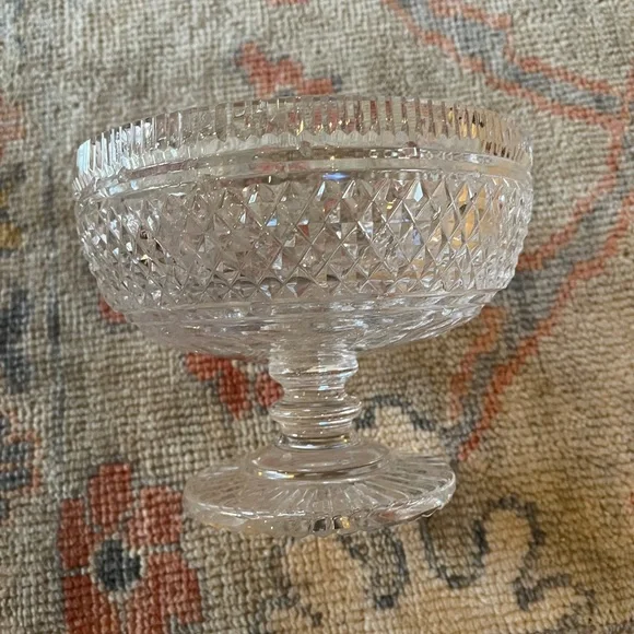 Waterford Ireland Colleen Crystal Footed Centerpiece Pedestal Bowl 7.25" - Picture 1 of 5